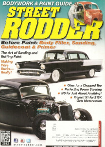 STREET RODDER 2012 SEPT - PAINT & BODY SPECIAL, CHOPPED TOP GLASS, BLACK WIDOW